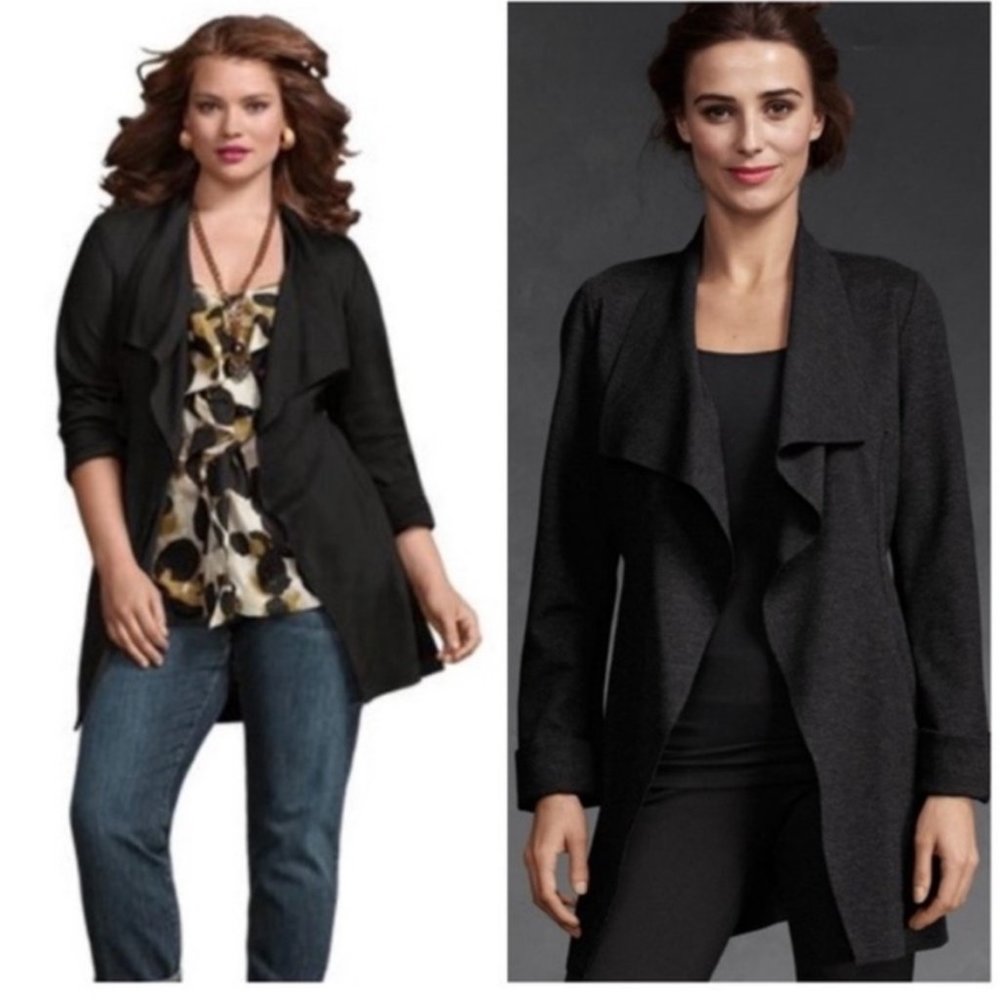 Cabi Take Charge Open Front Knit Cardigan #956 (XS)